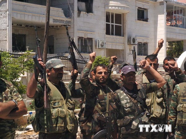 Binh sỹ Syria chiếm lại một phần khu vực trên Cao nguyên Golan