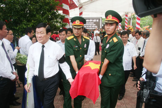 Over 100 martyrs buried in Dong Nai