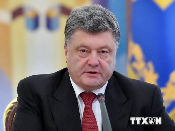 Tổng thống Ukraine Petro Poroshenko. (Nguồn: AFP/TTXVN)