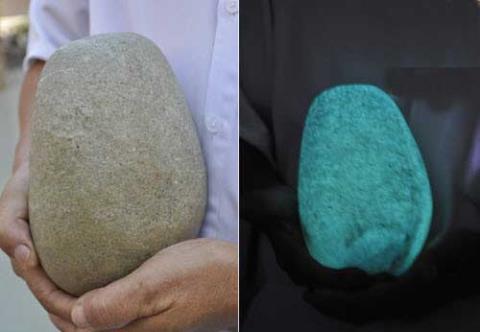 Mystery stone that glows in the dark found in Dong Nai province