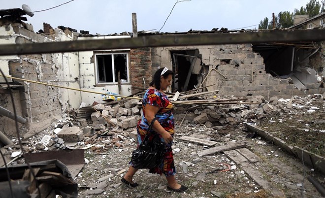 Nga chuyển đồ cứu trợ cho Donetsk và Lugansk bằng đường sắt