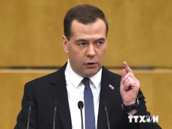 Thủ tướng Dmitry Medvedev. (Nguồn: AFP/TTXVN)