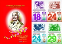 New calendar focuses on Gen Giap's life