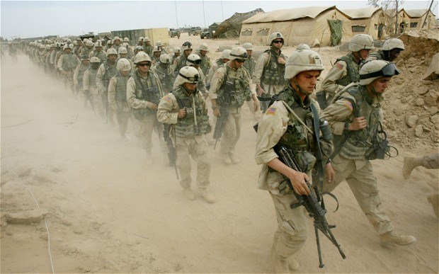 Quân đội Mỹ ở Iraq tháng 4/2004. (Nguồn: AP)