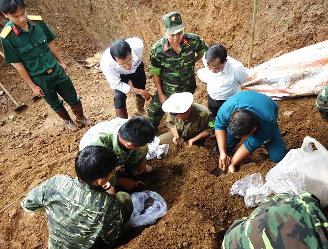 Remains of 36 martyrs found