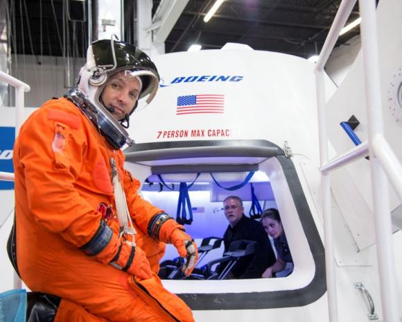 Boeing's 'space taxi' includes seat for a tourist