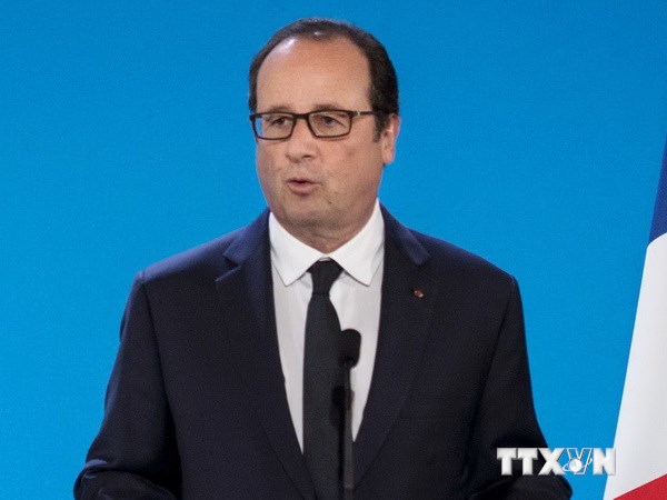 Tổng thống Pháp Francois Hollande. (Nguồn: AFP/TTXVN)