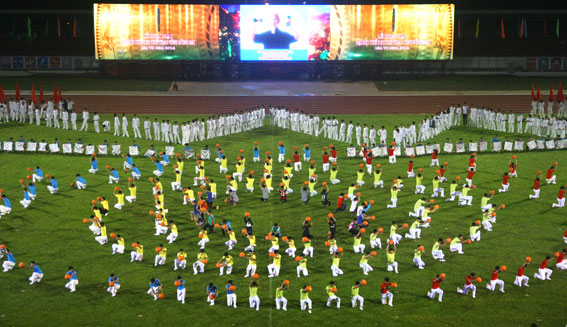 Tổng duyệt lễ khai mạc Đại hội TDTT tỉnh