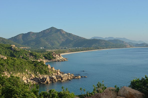 A view of Binh Tien Beach in Ninh Thuan Province 