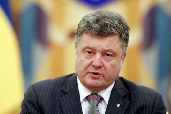 Tổng thống Ukraine Petr Poroshenko. Ảnh: Reuters