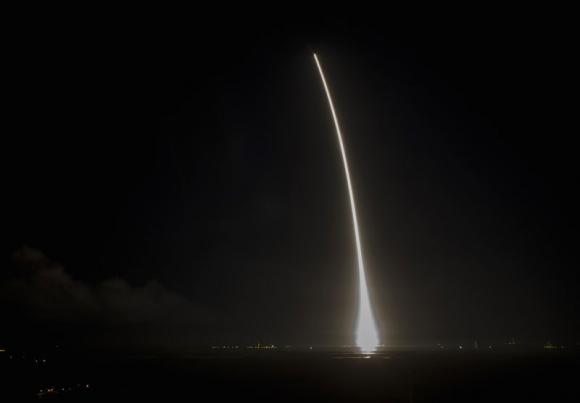 A Falcon 9 rocket is launched by Space Exploration Technologies on its fourth cargo resupply service mission to the International Space Station, from Cape Canaveral Air Force Station in Florida September 21, 2014.