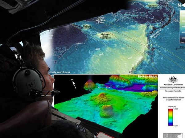 Cuộc tìm kiếm MH370 đã giúp các nhà khoa học có thêm hiểu biết về đáy biển. (Nguồn: Mirror)