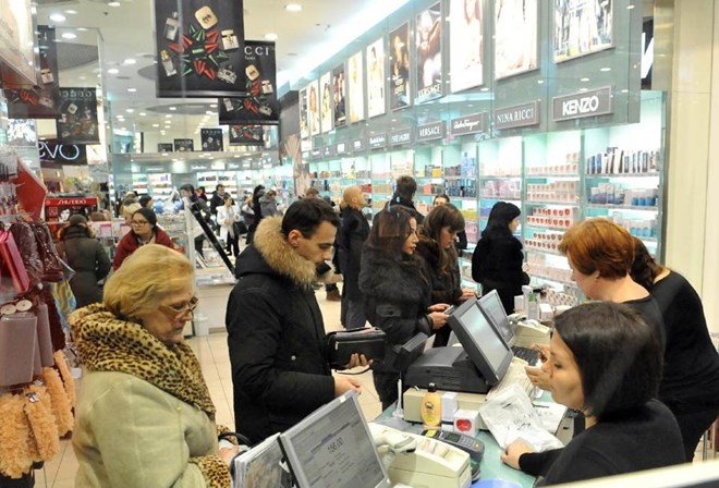 Hàng hóa từ EU sẽ tràn ngập các siêu thị tại Ukraine khi FTA được thực thi (Nguồn: AFP)