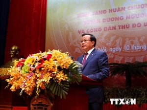 Ceremony marks Hanoi's 60th Liberation Day