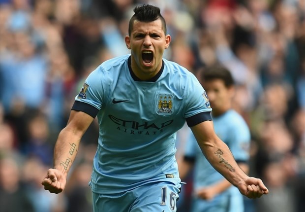 Aguero giúp Man City giành trọn 3 điểm. (Nguồn: Getty Images)