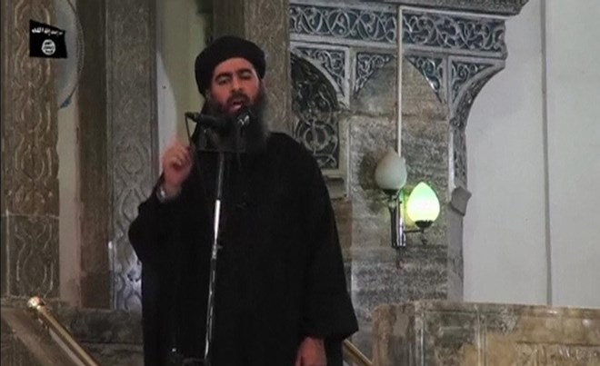 "Mỹ không kích nhằm vào thủ lĩnh tối cao của IS Al Baghadi"