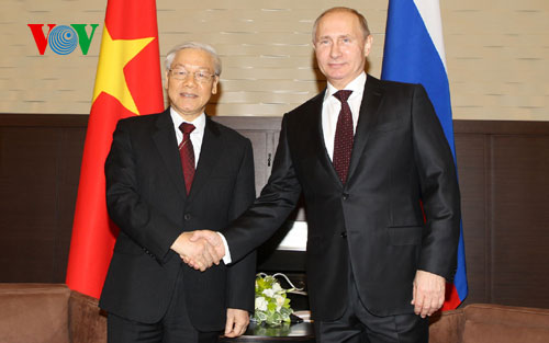 Russia, Vietnam desire stronger strategic partnership