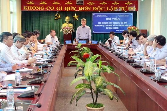 Thứ trưởng Bộ KHCN Trần Việt Thanh phát biểu tại hội thảo