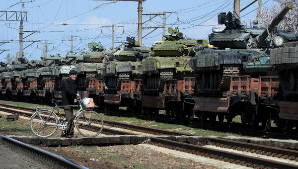 Tuyến đường sắt qua Crimea. (Nguồn: AFP)