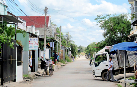 Một góc khu tái định cư Tam Phước. Ảnh: K.Liễu