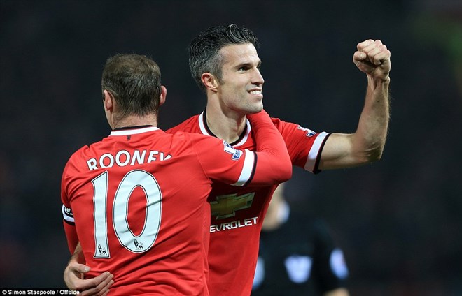 Rooney và Van Persie cùng lập công. (Nguồn: DM)