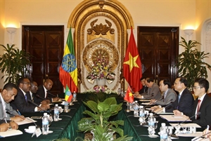 Vietnam hopes for further ties with Ethiopia