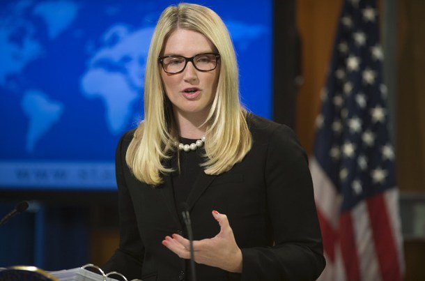 Phó Phát ngôn Bộ Ngoại giao Mỹ Marie Harf. (Nguồn: AFP)