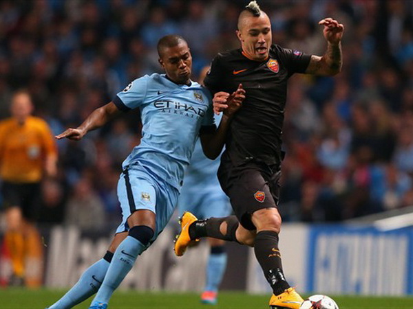 Man City và AS Roma sẽ quyết chiến. (Nguồn: AFP/Getty Images)