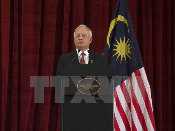 Thủ tướng Malaysia Najib Razak. (Ảnh: AFP/TTXVN)