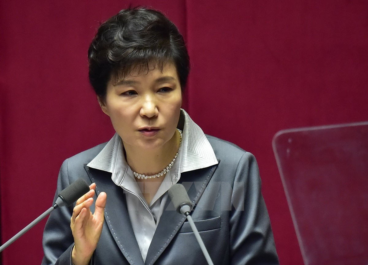 Tổng thống Hàn Quốc, Park Geun-hye. (Nguồn: AFP/TTXVN)