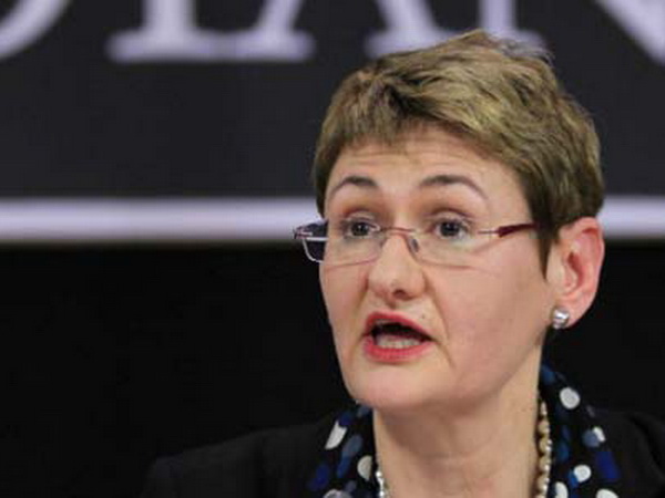 Phát ngôn viên của NATO Oana Lungescu. (Nguồn: Rapper)