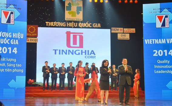 Tín Nghĩa đạt giải thưởng thương hiệu quốc gia