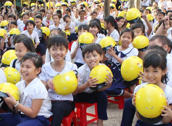 Học sinh 8 trường tiểu học trên địa bàn tỉnh tham gia Ngày hội An toàn giao thông 