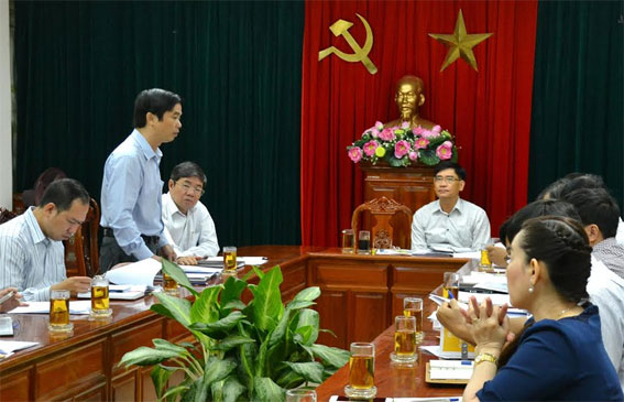 Phó chủ tịch UBND tỉnh Trần Văn Vĩnh làm việc với huyện Long Thành và các sở, ngành về quy hoạch chung thị trấn Long Thành.