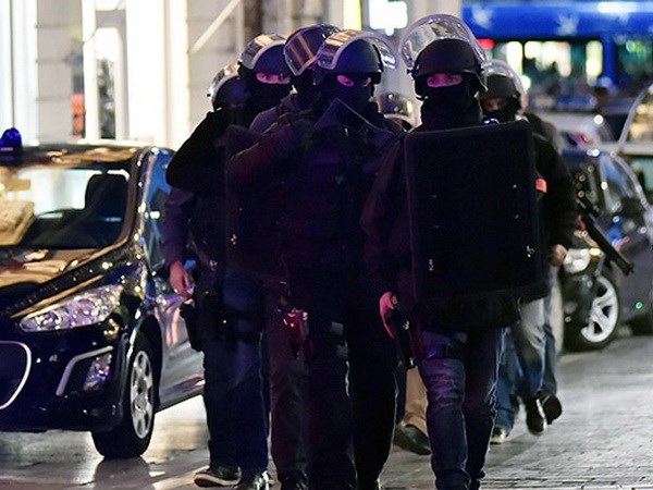Lực lượng cảnh sát tại Montpellier. (Nguồn: AFP)