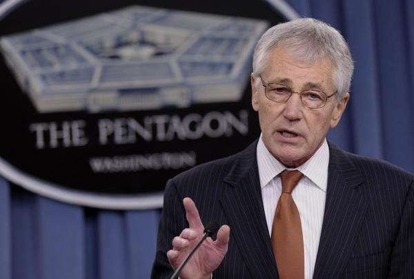 Bộ trưởng Quốc phòng Mỹ Chuck Hagel. (Ảnh: AFP)