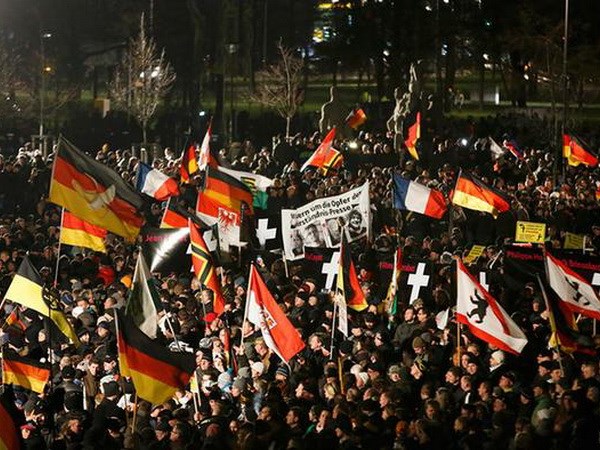 Các hoạt động biểu tình chống Pegida ở Dresden (Đức) bị cấm do lo ngại khủng bố. (Nguồn: Reuters)