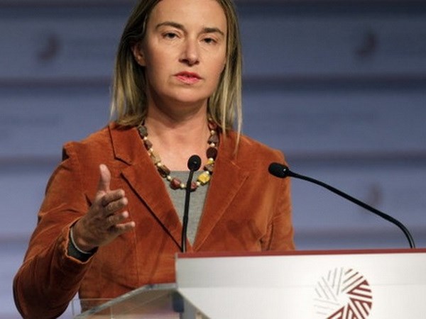 Bà Federica Mogherini, Cao ủy Liên minh châu Âu phụ trách về An ninh và Đối ngoại. (Ảnh: Reuters)