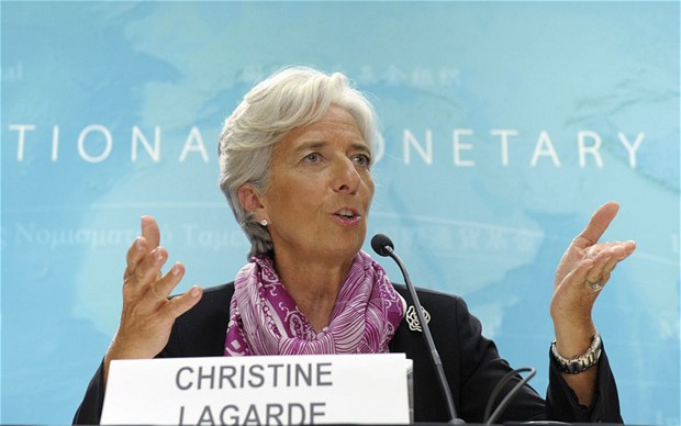 Tổng giám đốc IMF Christine Lagarde. (Nguồn: www.telegraph.co.uk)