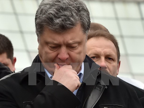 Tổng thống Ukraine Petro Poroshenko. (Nguồn: AFP/TTXVN)