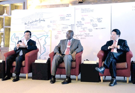Deputy PM holds bilateral talks in Davos, VN backs global food security