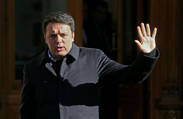 Thủ tướng Italy Matteo Renzi bắt đầu đàm phán với các đảng chính trị để bầu tổng thống mới. (Nguồn: ANSA)