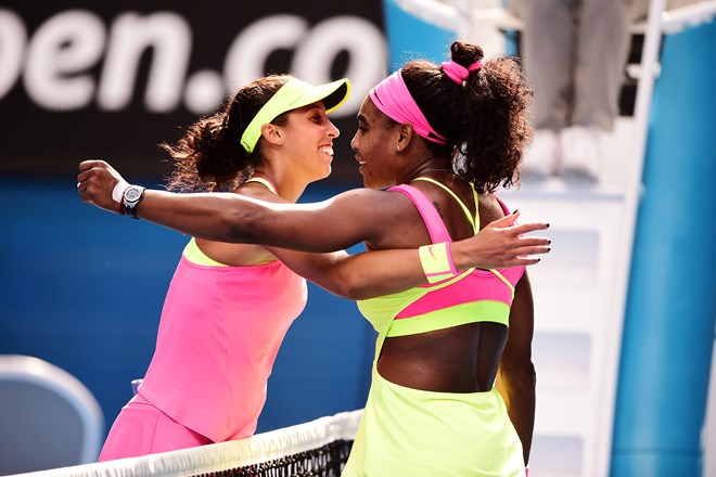 Serena chặn đứng hiện tượng Madison Keys. (Nguồn: Getty Images)