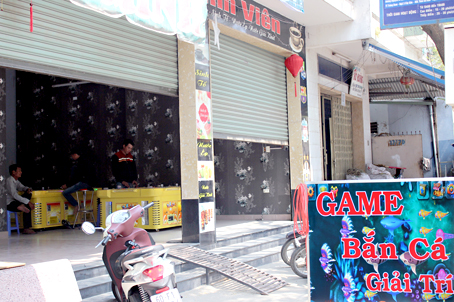 Một số điểm kinh doanh game bắn cá ở TP.Biên Hòa. Ảnh: M.QUÂN