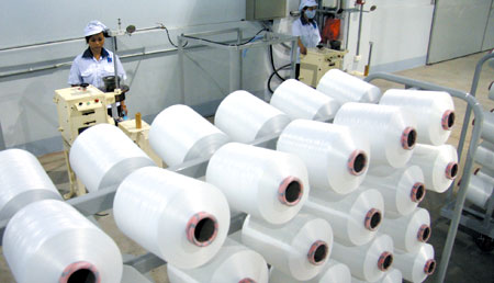 82 firms produce raw materials for textile and garment, footwear industries