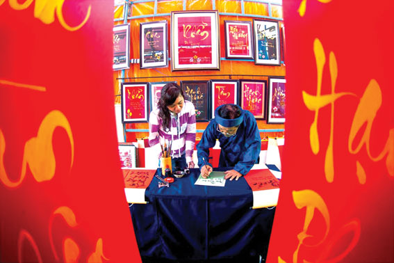 Ông đồ. Ảnh Đức Tường