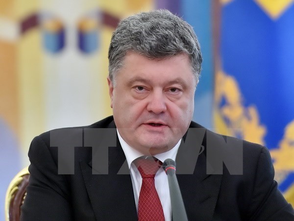 Tổng thống Ukraine Petro Poroshenko. (Nguồn: AFP/TTXVN)