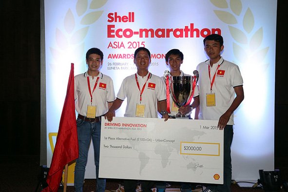 Local students net prizes at Shell Eco-marathon Asia