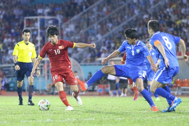 Công Phượng chơi hay, Olympic Việt Nam cầm hòa đối thủ mạnh. (Ảnh: Vietnam+)