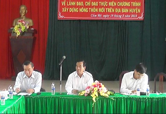 Cam My focus on building new rural areas